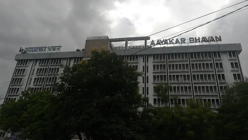 Aayakar Bhavan, the Income Tax Department office in Mumbai