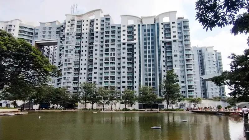 Apartment towers in Rajajinagar, Bengaluru