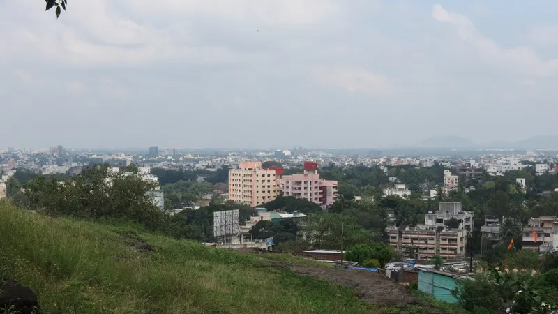 Pune seen from a hill