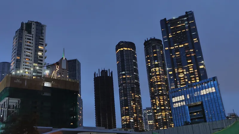 Residential apartment towers in Mumbai