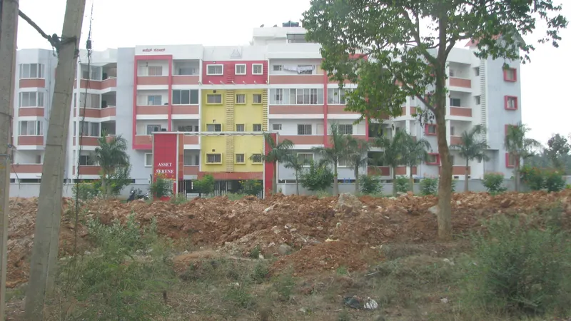 A rental apartment building in Bengaluru
