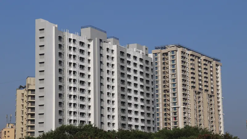 Residential tower blocks in Mira Road, Mumbai region