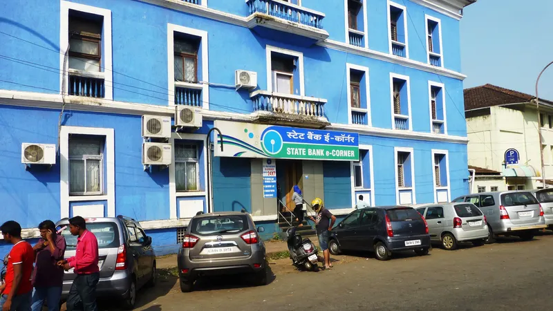 A State Bank of India branch in Goa