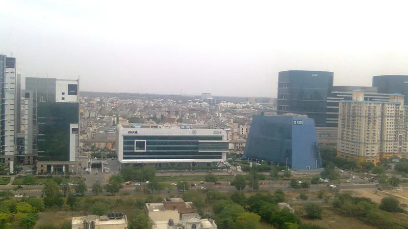 The Gurugram skyline