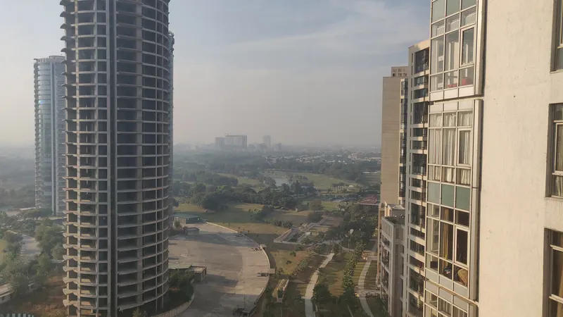 Residential towers in Gautam Buddh Nagar, near Noida
