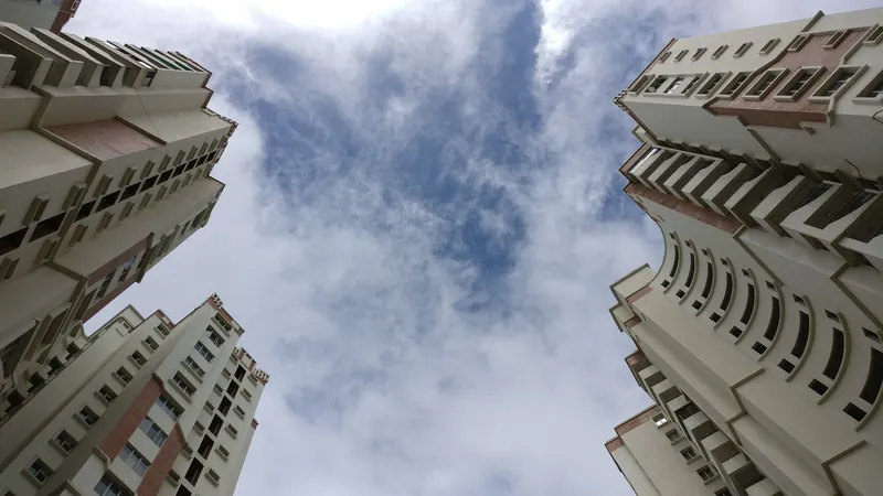 Apartment buildings in Bengaluru