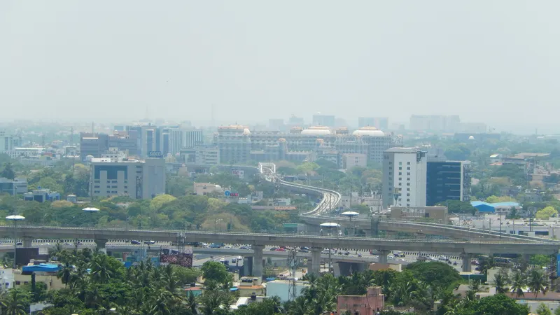 Chennai skyline