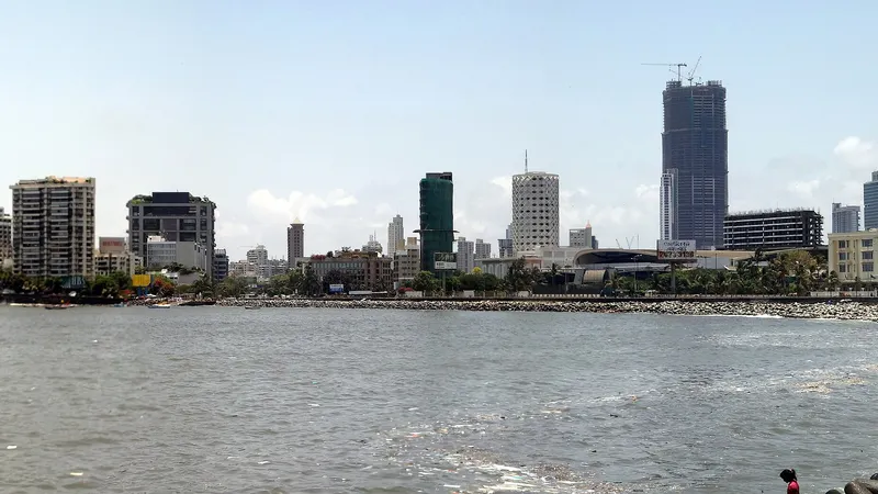 The Worli skyline in Mumbai